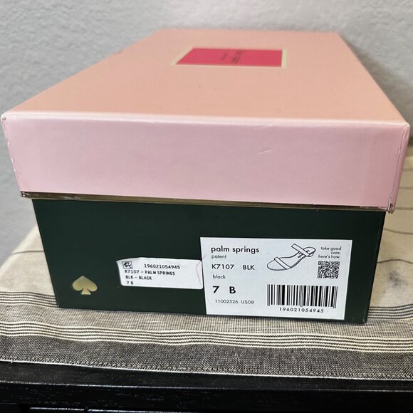 Kate Spade Palm Springs Sandals in Size 7, black - Picture 6 of 7